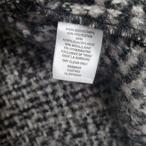 Trouve wool blend long length marled jacket - Picture 4 of 10